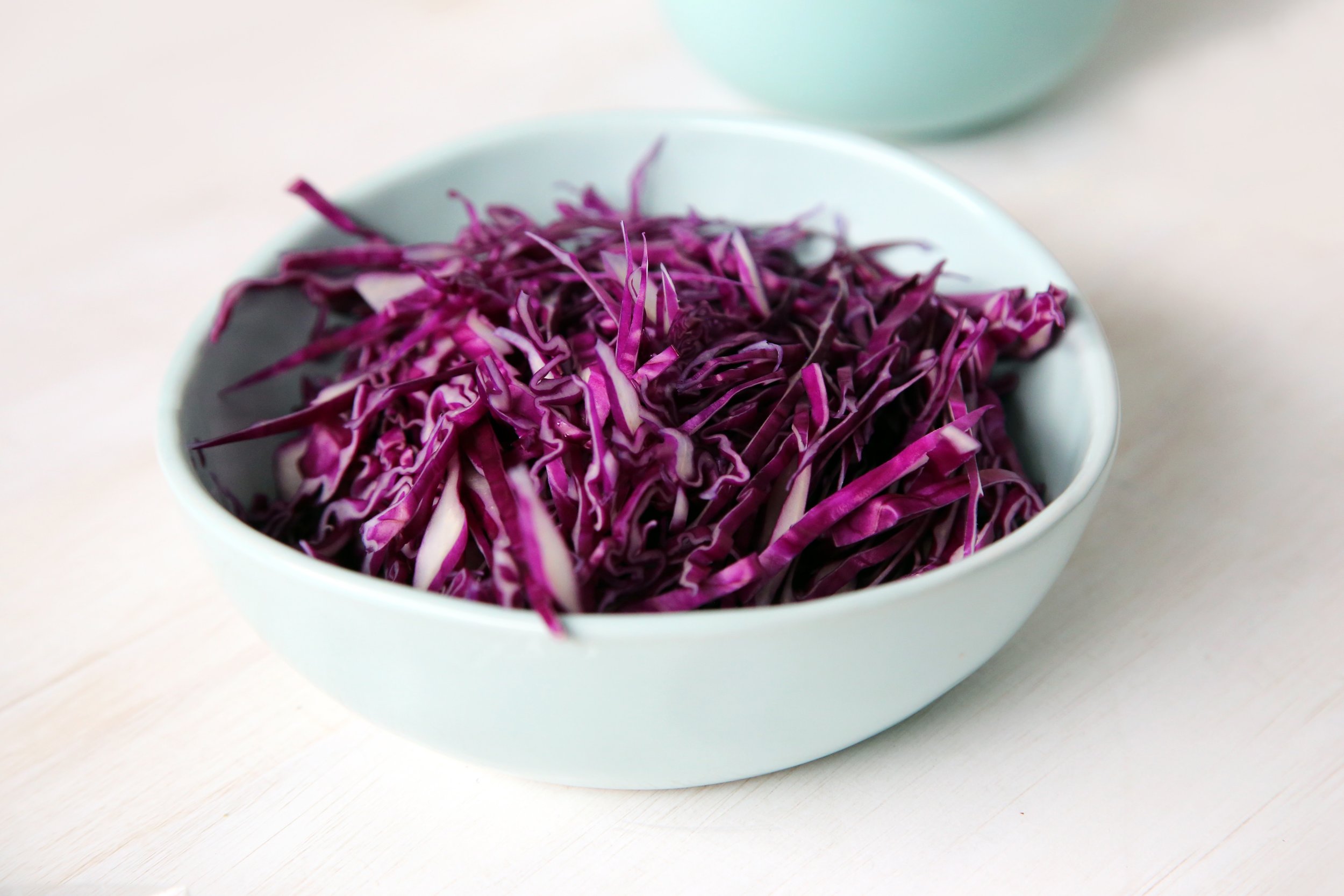Shredded cabbage is another prepped favorite!